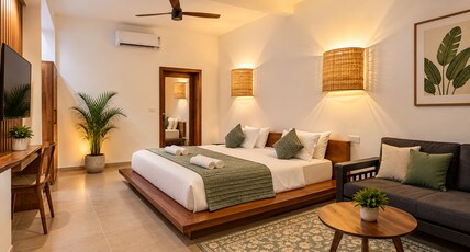 Shoonya - A Boutique Stay, Varkala Room Type - Partial Sea Facing Room -1
