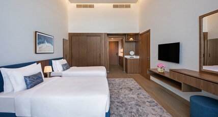 Beach Bay Hotel Mirfa Room Type - Studio - Twin Bed