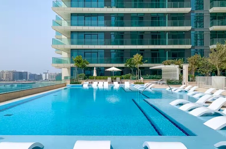 ELIVAAS Curated Beachfront One JBR Sea Palm Views - Tap to explore photos