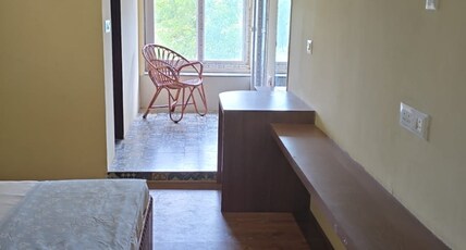Saket dham Room Type - Bedroom with Balcony and Garden View Saket dham Room Type - Bedroom with Balcony and Garden View