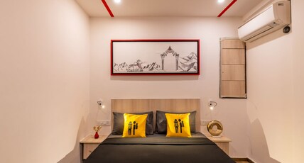 The Hosteller Bam Rishikesh Room Type - Premium Quadruple Room with Balcony and Valley View