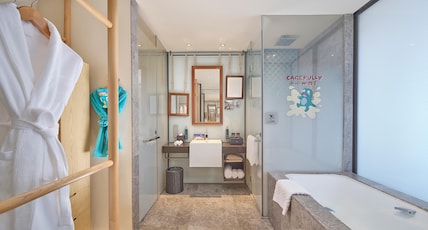 Hilton Dalian Golden Pebble Beach Resort Room Type - KING KIDS ROOM OCEAN VIEW