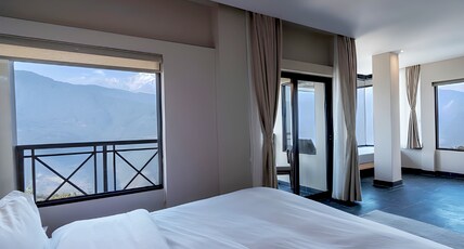 Nana Mountain Resort Mt. Annapurna View Room Type - Suite Room with Mount. Annapurna View Nana Mountain Resort Mt. Annapurna View Room Type - Suite Room with Mount. Annapurna View