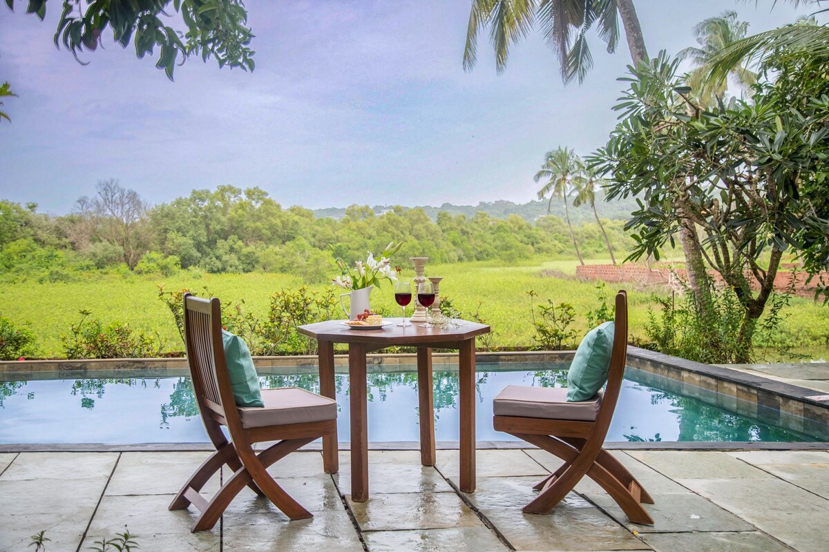 Hireavilla | Frangipani on the River - 4BHK with Private Pool & View - Tap to explore photos