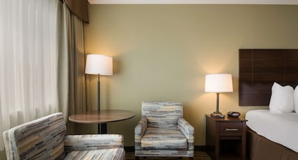 Best Western Holiday Hotel Room Type - 1 King Bed, Mobility Accessible, Communication Assistance, Roll In Shower, Non-Smoking, Full Breakfa
