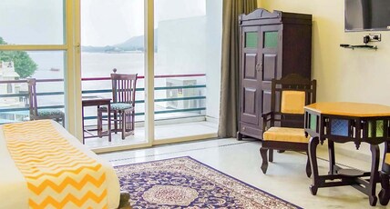 Hotel Devraj Niwas on Lake Pichola Udaipur Room Type - Luxury Lake View room with balcony