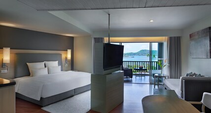 Pullman Phuket Panwa Beach Resort Room Type - JUNIOR SUITE SEA VIEW, One bedroom King Size Bed, Spacious Balconies