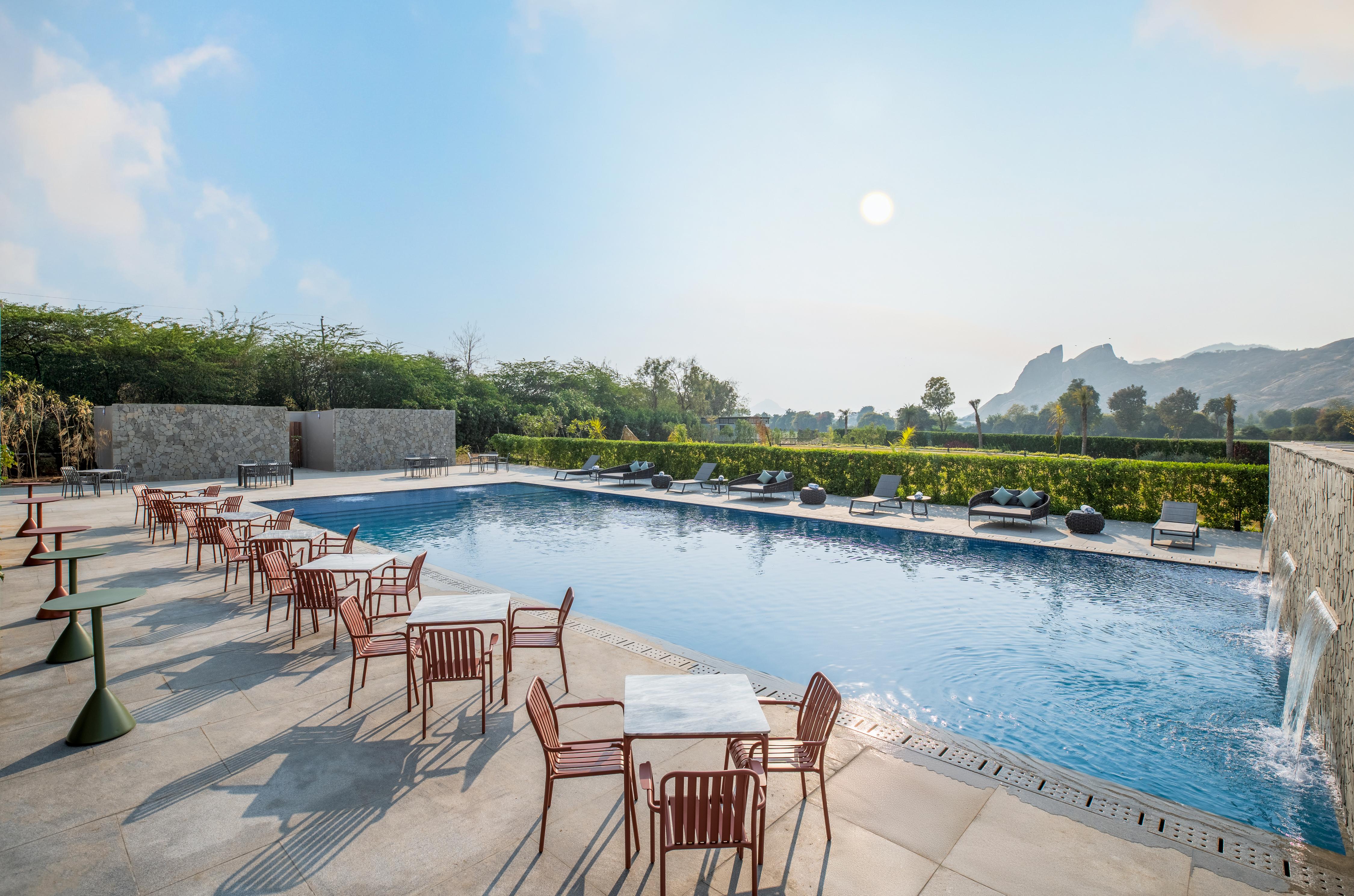 Avisa Hotel & Resort Abu Road - Luxury Pool & Mountain View - Tap to explore photos