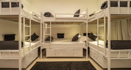 Zostel Hyderabad Room Type - 1 Bunk Bed | 6 Bed Mixed Dorm | Shared en-suite washroom