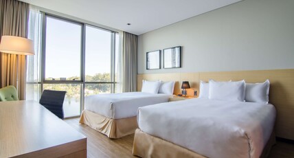 Hampton by Hilton Montevideo Carrasco Room Type - 2 DOUBLE BEDS LAKE VIEW NS
