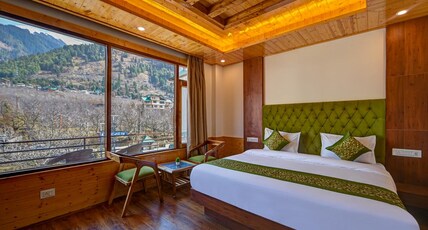 The Raaya Royal Retreat Manali Room Type - Deluxe Room with Balcony and Hill View