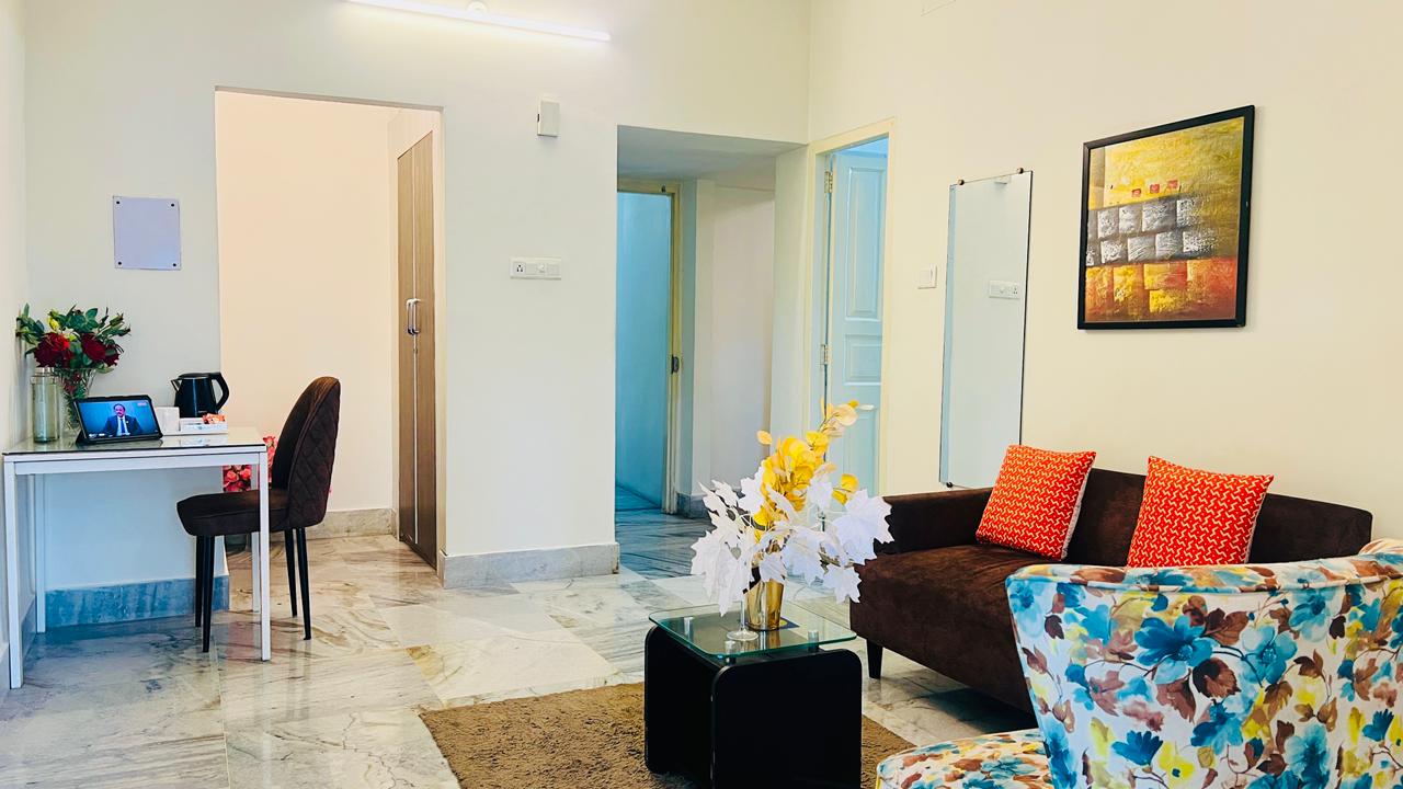BluO 1BHK Salt Lake - Kitchen, Balcony, Parking - Tap to explore photos