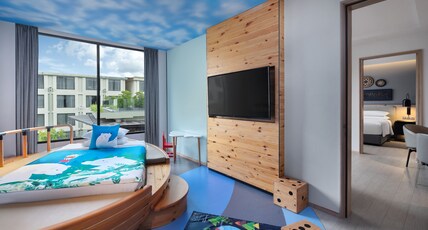 Four Points by Sheraton Phuket Patong Beach Resort Room Type - 2 Bedroom Family Suite, Bedroom 1: 1 King, Bedroom 2: 1 Double toddler bed Four Points by Sheraton Phuket Patong Beach Resort Room Type - 2 Bedroom Family Suite, Bedroom 1: 1 King, Bedroom 2: 1 Double toddler bed