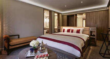 M Room Type - Family Suite, 2 bedrooms, 1 King-size and 2 single beds, and a private living room with sofa M Room Type - Family Suite, 2 bedrooms, 1 King-size and 2 single beds, and a private living room with sofa