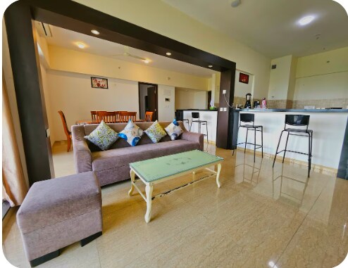 2BHK Golf View : Premium Golf Course View Apartment - Tap to explore photos