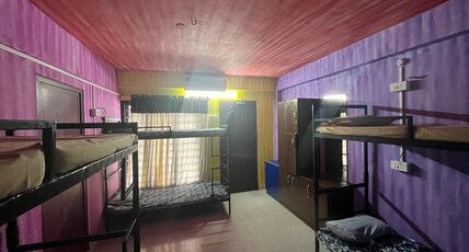 Santa Maria Hostel Munroe Island Room Type - 1 Single Bed in 8 Bedded  NON AC Dorm