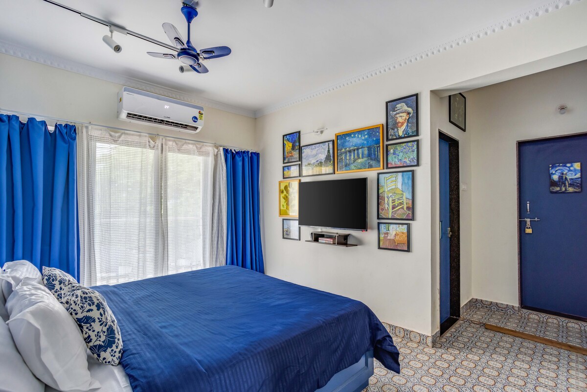 The Starry Night Studio | Free OTTs | 1Km to Beach | Pooll - Tap to explore photos