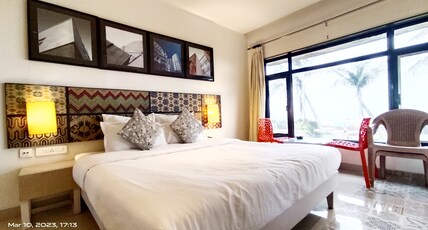 HOTEL SAMUDRA Room Type - AC Deluxe Room (Balcony Garden View, 2nd Floor)