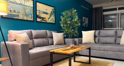 Kalyan Nagar 1 & 2 BHK Serviced Apartments with Balcony & Parking | Unreal Living Room Type - Spacious 2 BHK Apartment - 301