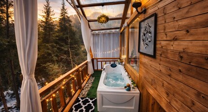 Bawli Treehouse | Jibhi Room Type - Bawli Treehouse | Mountain View King Room
