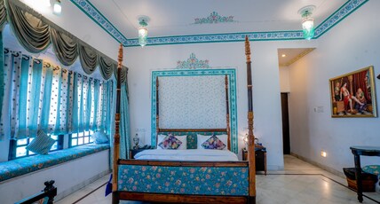 Inder Prakash Lake Facing Hotel with Rooftop Bar Room Type - Lake Facing Luxury Suite
