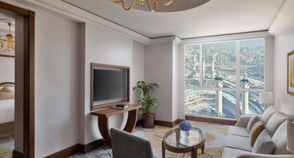 Raffles Makkah Palace Room Type - Panoramic One Bedroom Suite Kaaba view Raffles Makkah Palace Room Type - Panoramic One Bedroom Suite Kaaba view