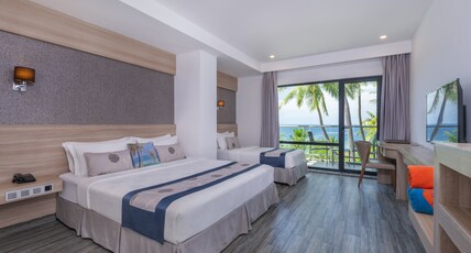 Kaani Grand Sea view Room Type - Deluxe family Room Seaview with Balcony Kaani Grand Sea view Room Type - Deluxe family Room Seaview with Balcony