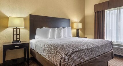 BEST WESTERN BASTROP PINES INN Room Type - 1 King Bed, Non-Smoking, Microwave And Refrigerator, Wi-Fi, Full Breakfast BEST WESTERN BASTROP PINES INN Room Type - 1 King Bed, Non-Smoking, Microwave And Refrigerator, Wi-Fi, Full Breakfast