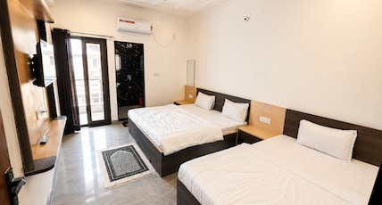 Shree Radhe Mohan Hotel (Family Rooms) Near Khatu Shyam Ji Temple Room Type - Deluxe Triple Room ( 1 Double Bed + 1 Single Bed ) Shree Radhe Mohan Hotel (Family Rooms) Near Khatu Shyam Ji Temple Room Type - Deluxe Triple Room ( 1 Double Bed + 1 Single Bed )