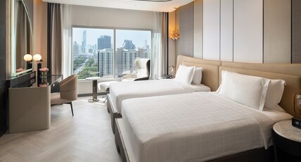 Pathumwan Princess Hotel Room Type - One Bedroom Premier Suite Twin Pathumwan Princess Hotel Room Type - One Bedroom Premier Suite Twin