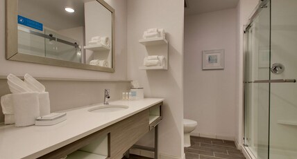 Hampton Inn & Suites by Hilton Knightdale Raleigh Room Type - 1KN STDO MIC FRIDG WTBR NS
