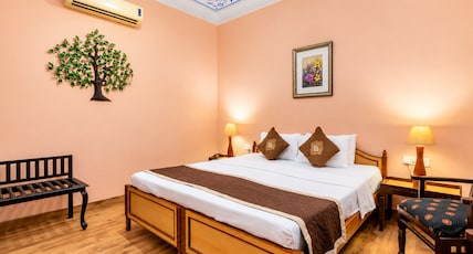 Suryaa Villa | A City Center Heritage Haveli Room Type - Deluxe Room with Sit Out Patio Suryaa Villa | A City Center Heritage Haveli Room Type - Deluxe Room with Sit Out Patio