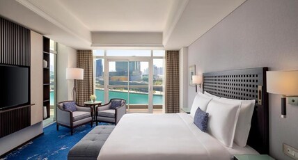 Beach Rotana Room Type - Sea View Suite with Balcony and Lounge Access Beach Rotana Room Type - Sea View Suite with Balcony and Lounge Access