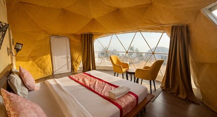Navira Hills Domes Rishikesh Room Type - Geo AC Domes with Attached Washroom and Rishikesh Valley View Navira Hills Domes Rishikesh Room Type - Geo AC Domes with Attached Washroom and Rishikesh Valley View