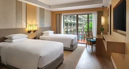 Phuket Marriott Resort & Spa, Merlin Beach Room Type - Guest room, 2 Twin, Pool view