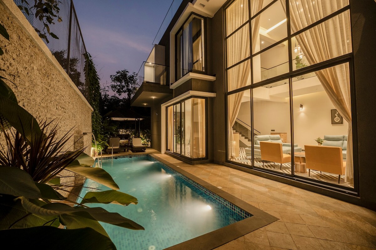 Staymaster Novara | 3BHK Private Pool | Vagator - Tap to explore photos