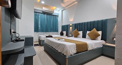 Hotel Khushboo. Room Type - Famliy Triple Bed Room