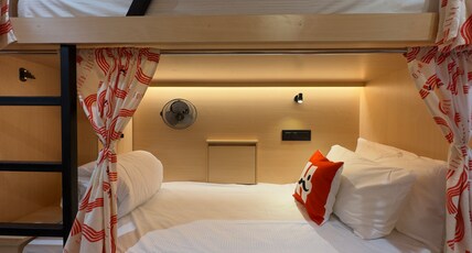Moustache Jaipur | Hostel & Rooftop Bar Room Type - Premium 6 Bed Mixed AC Dorm