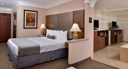Best Western Plus Suites Hotel Room Type - 1 King Bed, Non-Smoking, Larger Room, Hot Tub, Microwave And Refrigerator, Full Breakfast Best Western Plus Suites Hotel Room Type - 1 King Bed, Non-Smoking, Larger Room, Hot Tub, Microwave And Refrigerator, Full Breakfast