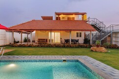 The Dew Drop Villa 3BHK Pvt Pool Lawn