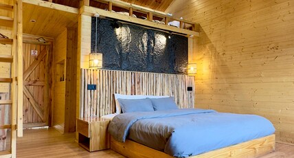 FAYUL RETREAT | India Highest Glamp and EcoLuxury Stay Room Type - Wooden Room with Private Balcony and Mountain View FAYUL RETREAT | India Highest Glamp and EcoLuxury Stay Room Type - Wooden Room with Private Balcony and Mountain View