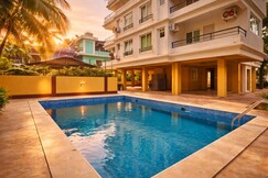 CalanguteBaga2BHK/Pool/Beach/Parking/Kitchen/N0-10