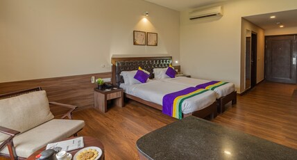 Treebo Premium Baramasi By Jai Club Prime Room Type - Standard Room Dining Area Treebo Premium Baramasi By Jai Club Prime Room Type - Standard Room Dining Area