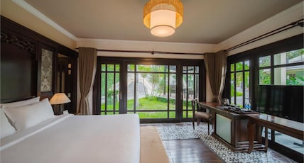 Anja Beach Resort & Spa Room Type - Premier Deluxe Double Room with Balcony/ Terrace Anja Beach Resort & Spa Room Type - Premier Deluxe Double Room with Balcony/ Terrace
