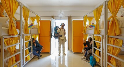 goSTOPS Mcleodganj, Bhagsu Room Type - Bed in 8 Bed Mixed Dormitory Room with Ensuite Bathroom