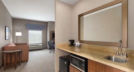 Hampton Inn & Suites Harrisburg/North, PA Room Type - 1 KG BED W SOFABED NOSMOKE