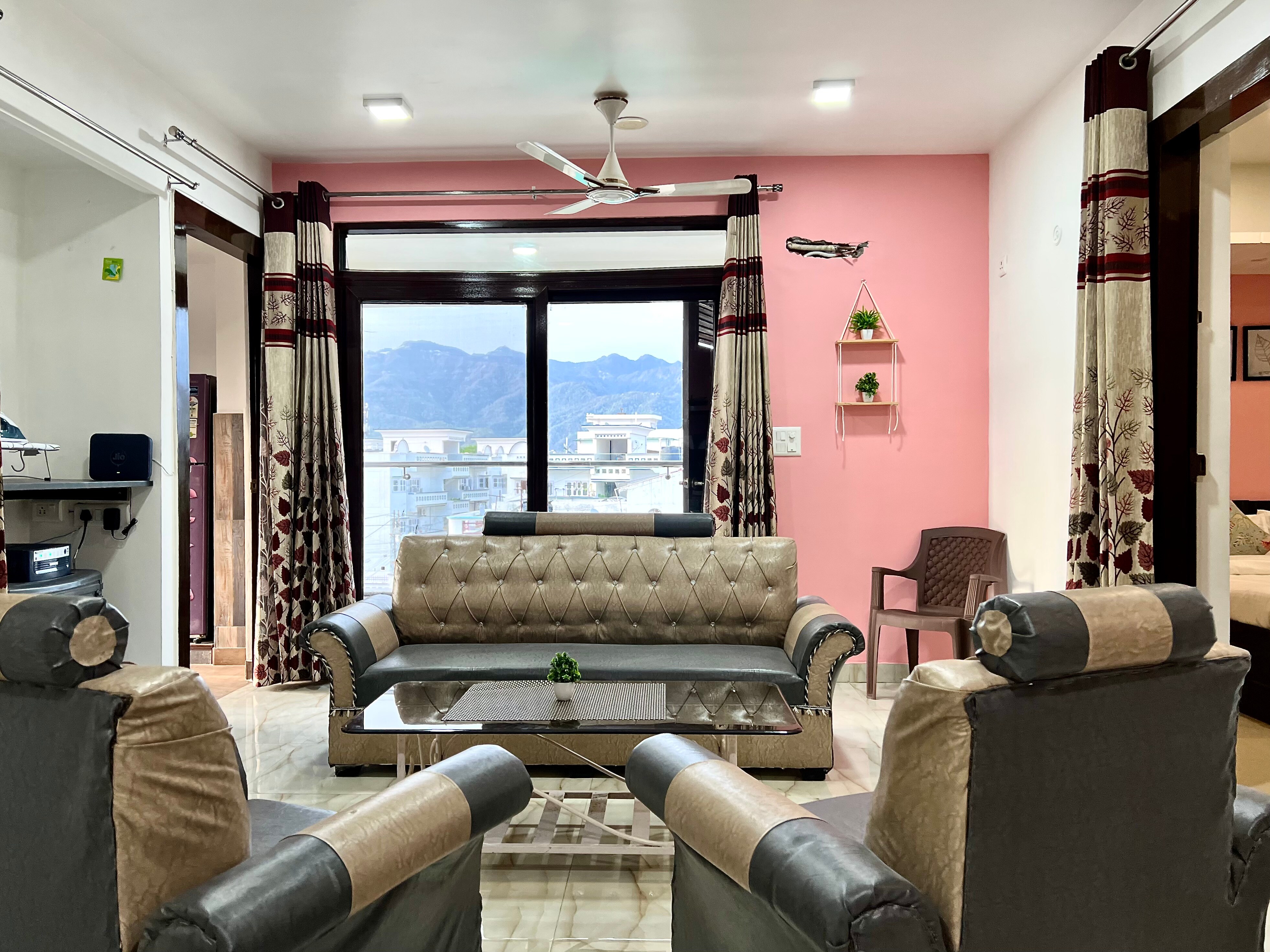 Rose 3BHK by Wabi Sabi Stays With Private Balcony - Tap to explore photos