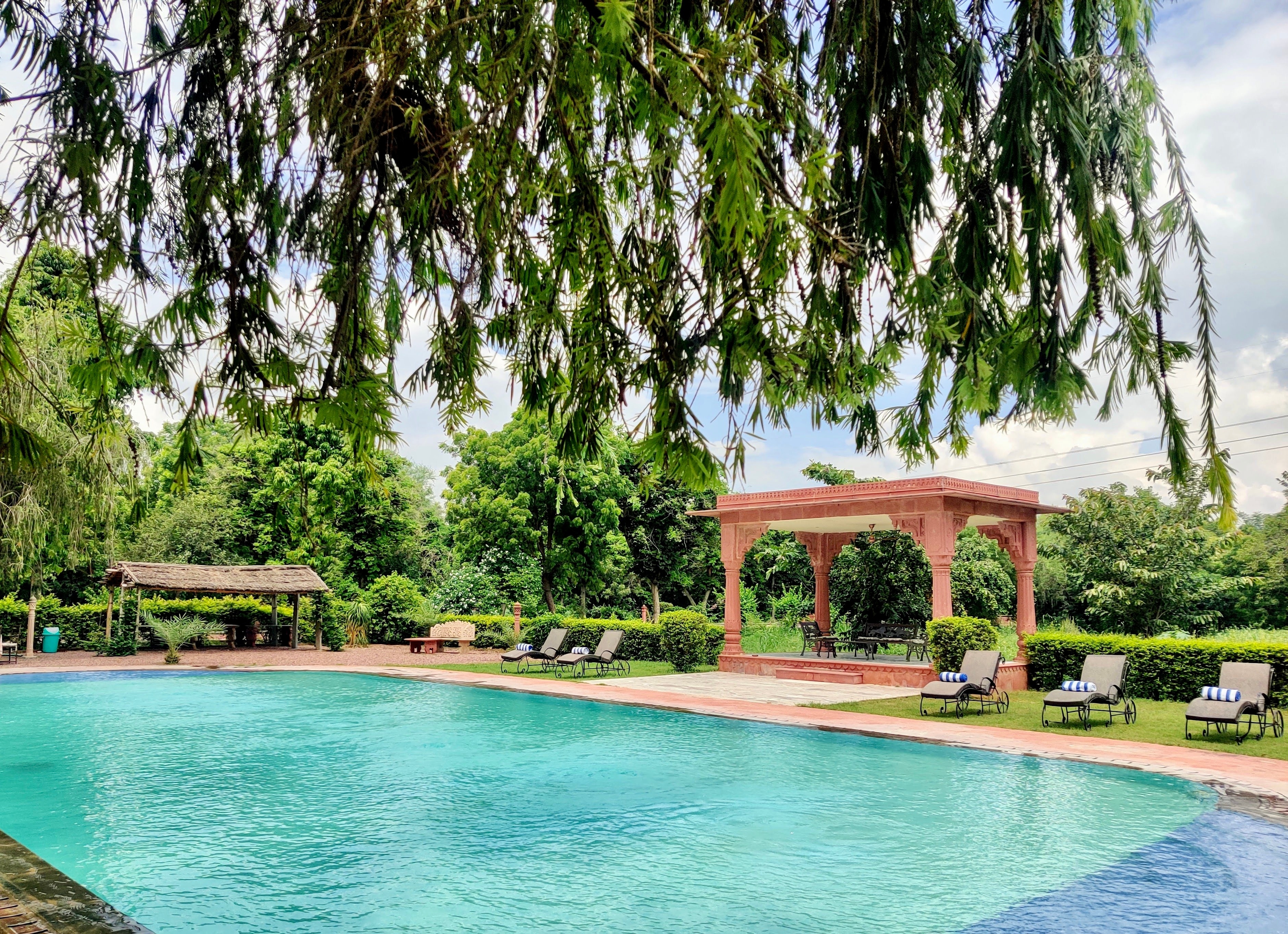 Umaid Palace - A Lakeside Resort - 25 minutes to Mehandipur Balaji & Chand Baori Abhaneri - Tap to explore photos