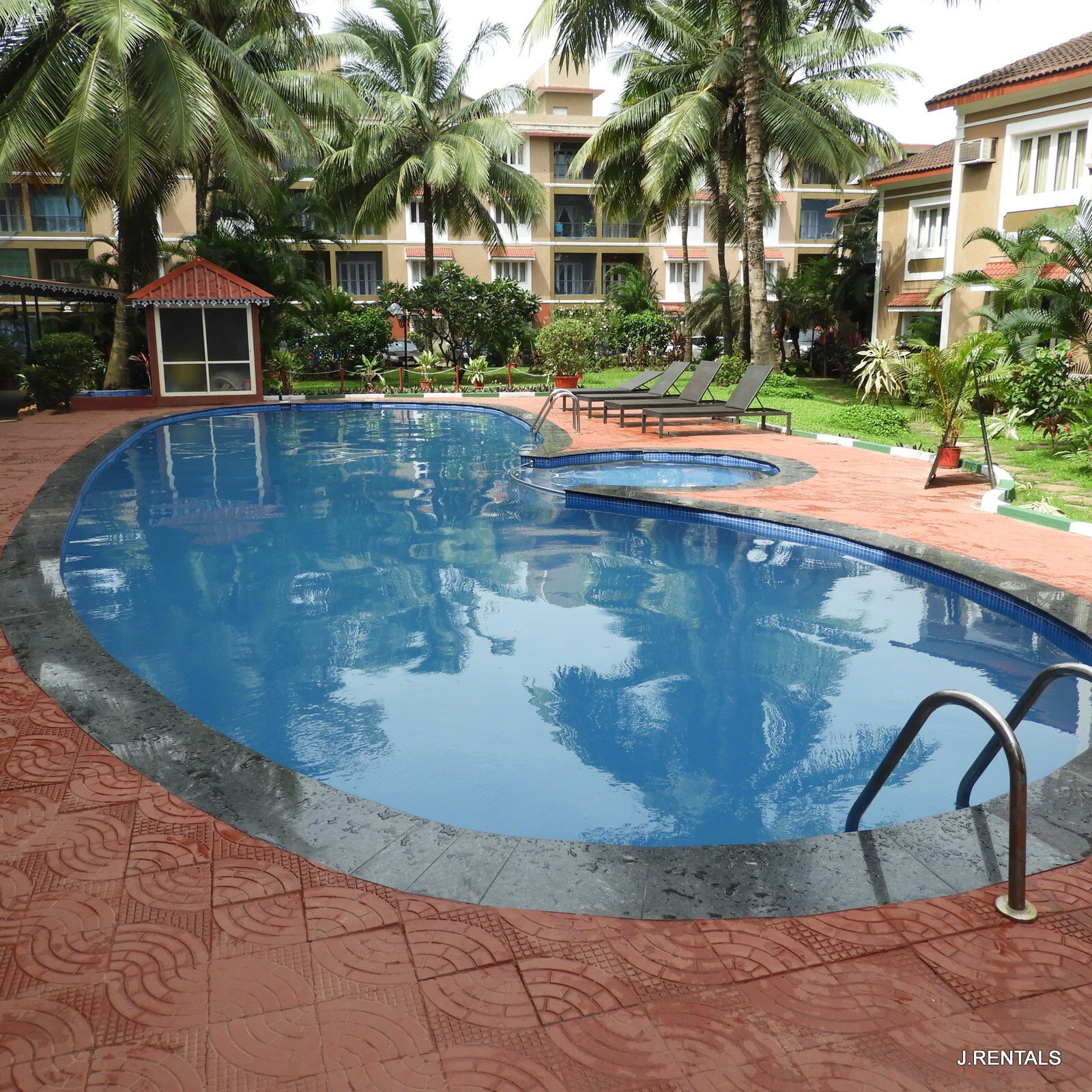 AS-2 Studio 1 BHK Pool Apartment - Tap to explore photos
