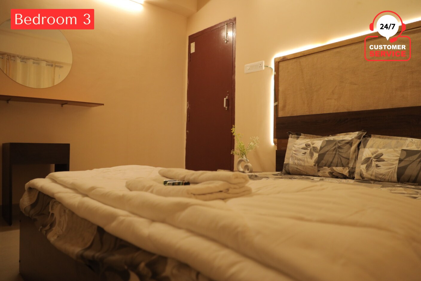 Serenite Retreats: 3BHK Suite - Tap to explore photos